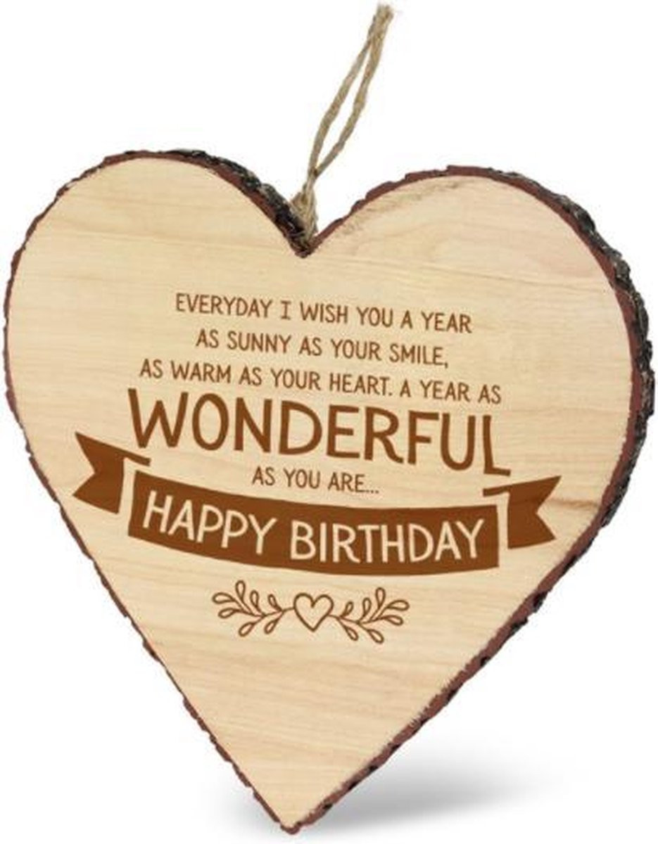 Mijn Hart Decoratief Hart Happy Birthday