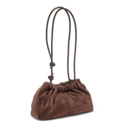 Umhängetasche VIVANCE "Minibag, Crossbody Bag, Damentasche, Schultertasche", Damen, Gr. B/H/T: 25cm x 16cm x 9cm, braun, Textil, unifarben, Taschen Umhängetasche, NEU Handtasche Damen zum Umhängen aus weichem Material VEGAN