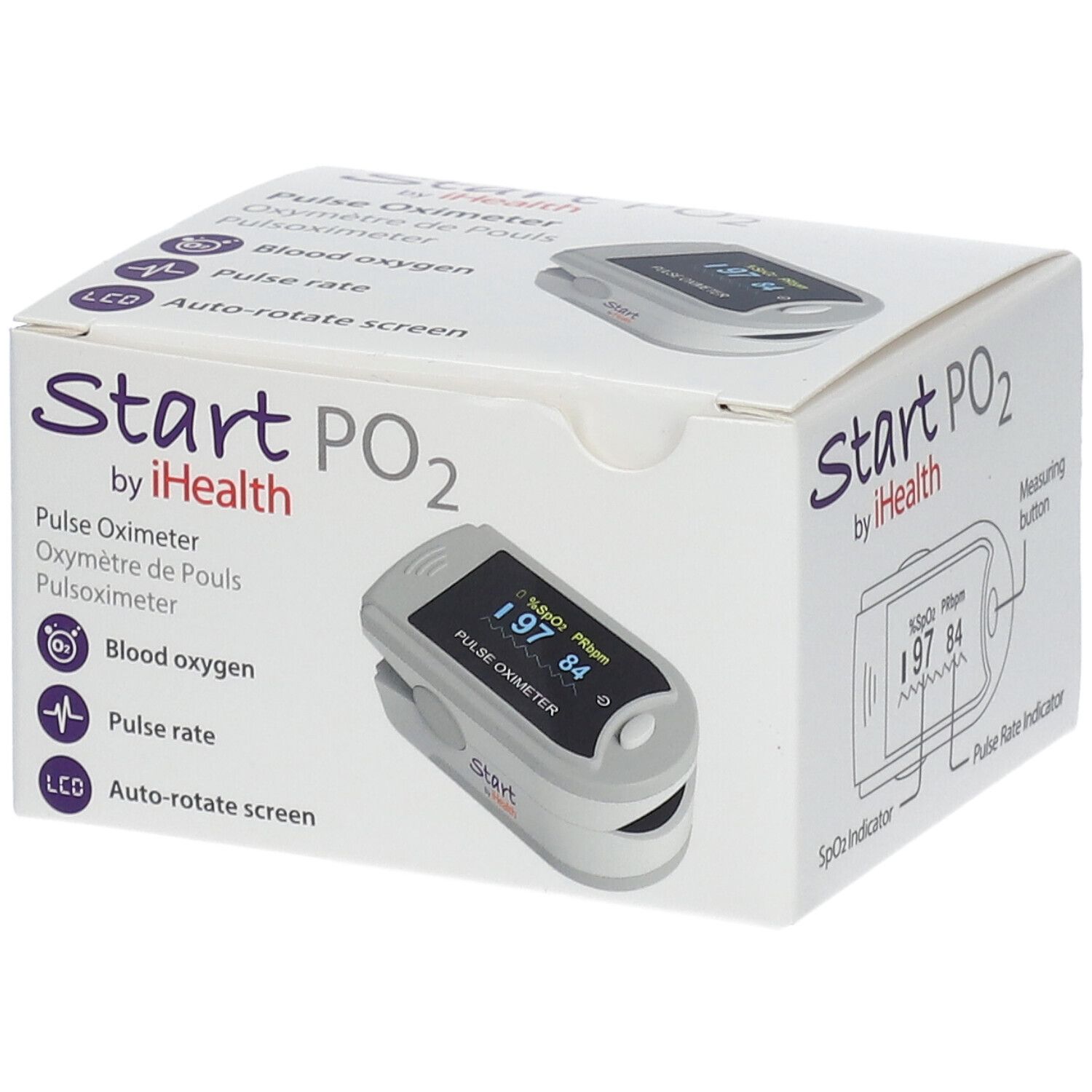 Pulsoximeter PO2 start by iHealth 1 St Gerät