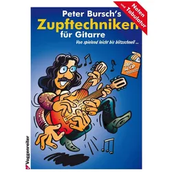 Peter Bursch's Zupftechniken für Gitarre, Fachbücher von Peter Bursch