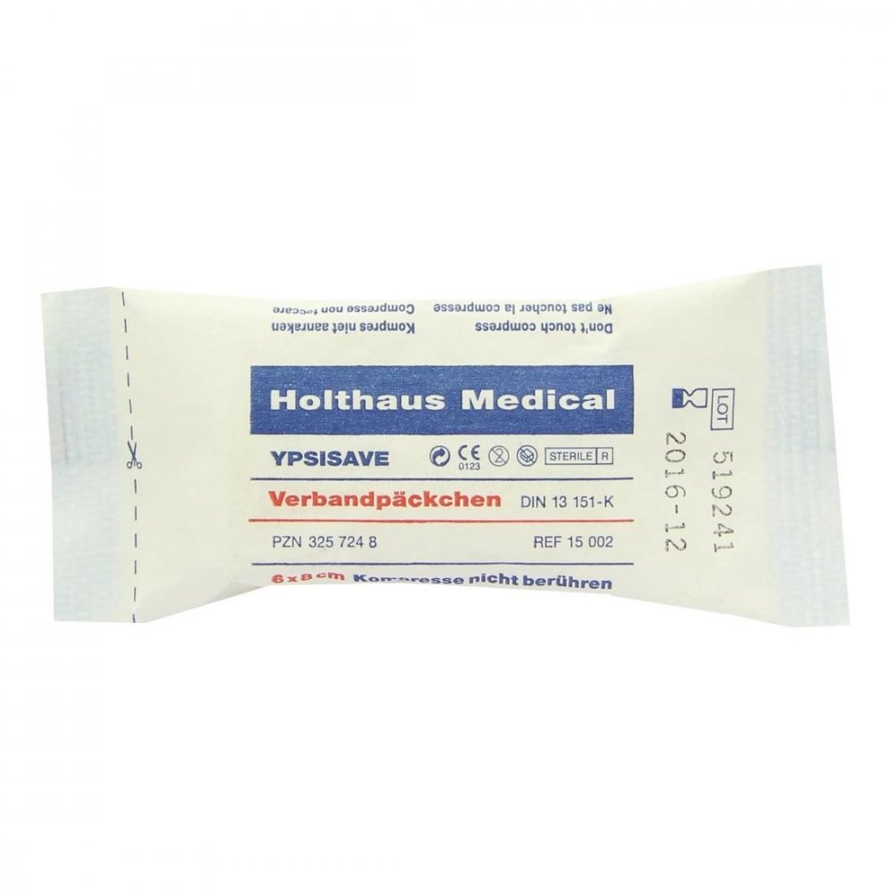 Holthaus Medical GmbH & Co. KG Verbandpäckchen Ypsisave 6x8cm klein 03257248