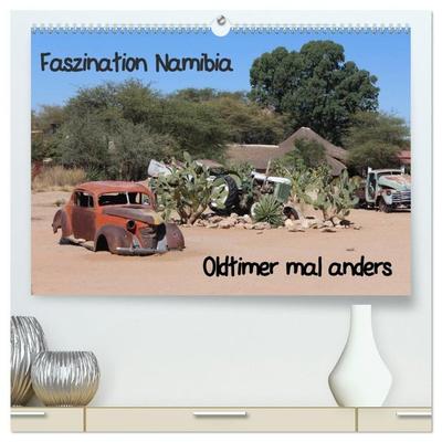 Faszination Namibia - Oldtimer mal anders (hochwertiger Premium Wandkalender 2027 DIN A2 quer), Kunstdruck in Hochglanz