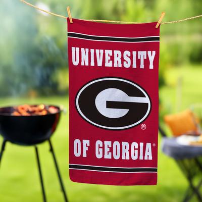 Evergreen "University of Georgia Quick Dry Kitchen Towel - 18"" x 30"""