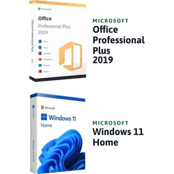 Microsoft Windows 11 Home + Microsoft Office 2019 Professional Plus