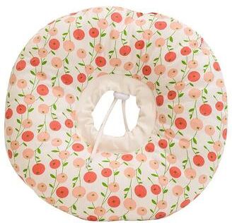 Inspired Living ComfortCloud Donut Recovery Collar For Cats & Small Dogs cherry l