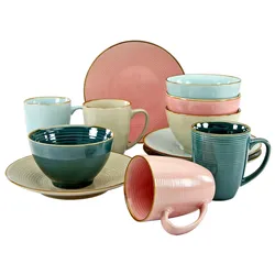 creaTable Frühstücksset 12-tlg COSY MORNING - B/H/T ca. 33.00x27.50x35.00