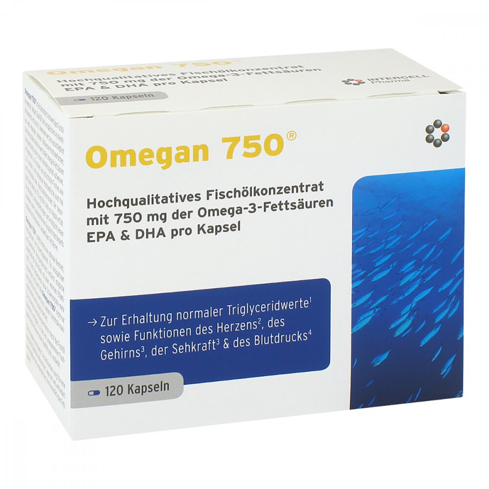 INTERCELL-Pharma GmbH Omegan 750 Weichkapseln 11868658