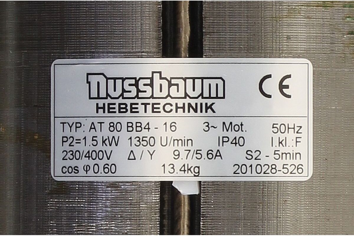 Elementti, Autonostin Nussbaum 232sl01003el