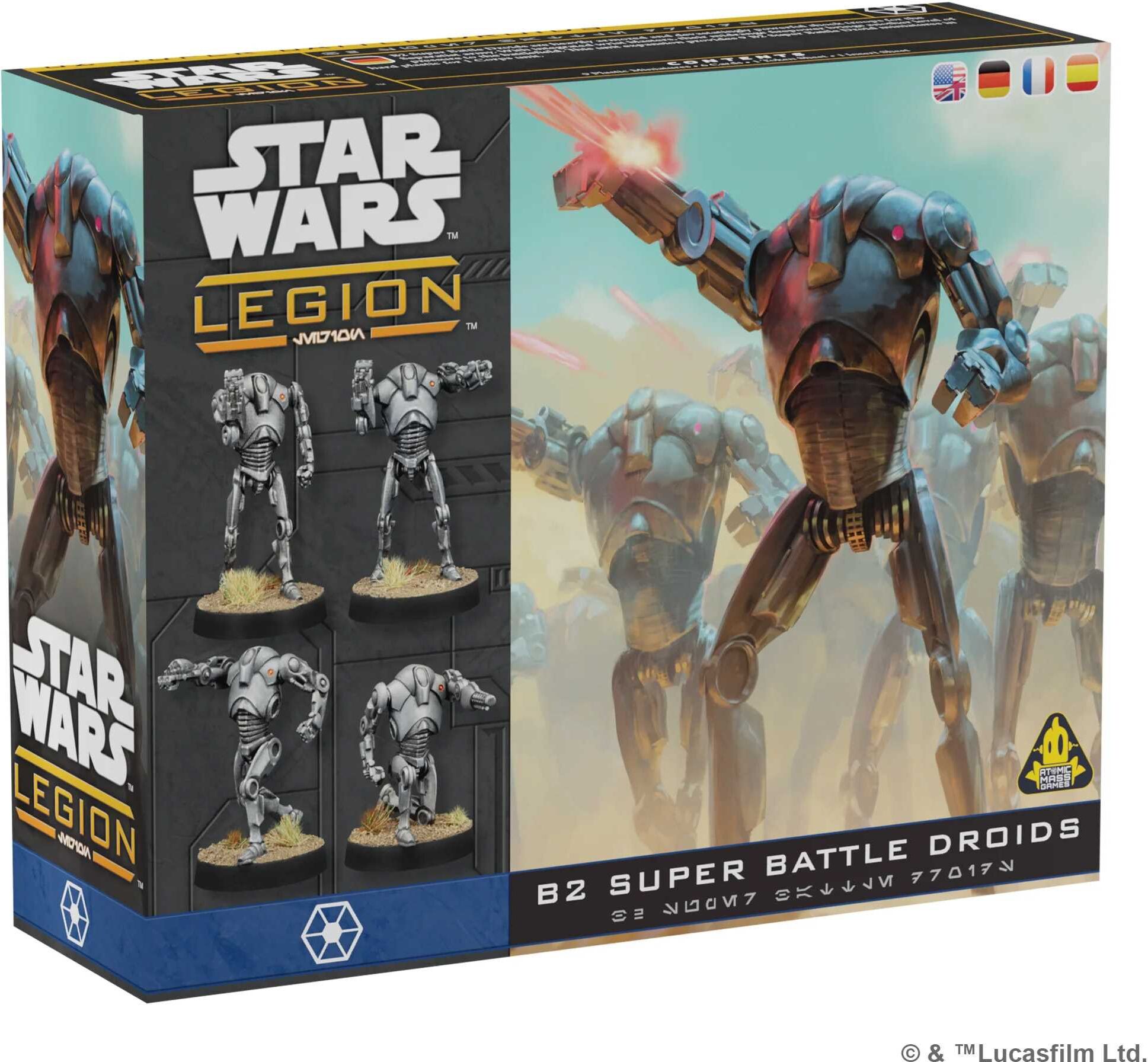 Star Wars: Legion B2 Super Battle Droids Unit Expansion for Separatist Army, Ages 14+, by Atomic Mass Games