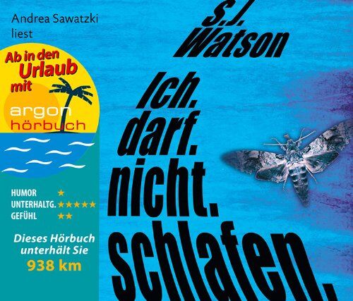 Steve Watson - Ich. Darf. Nicht. Schlafen. (Urlaubsaktion) - Preis vom 10.10.2026 11:48:34 h