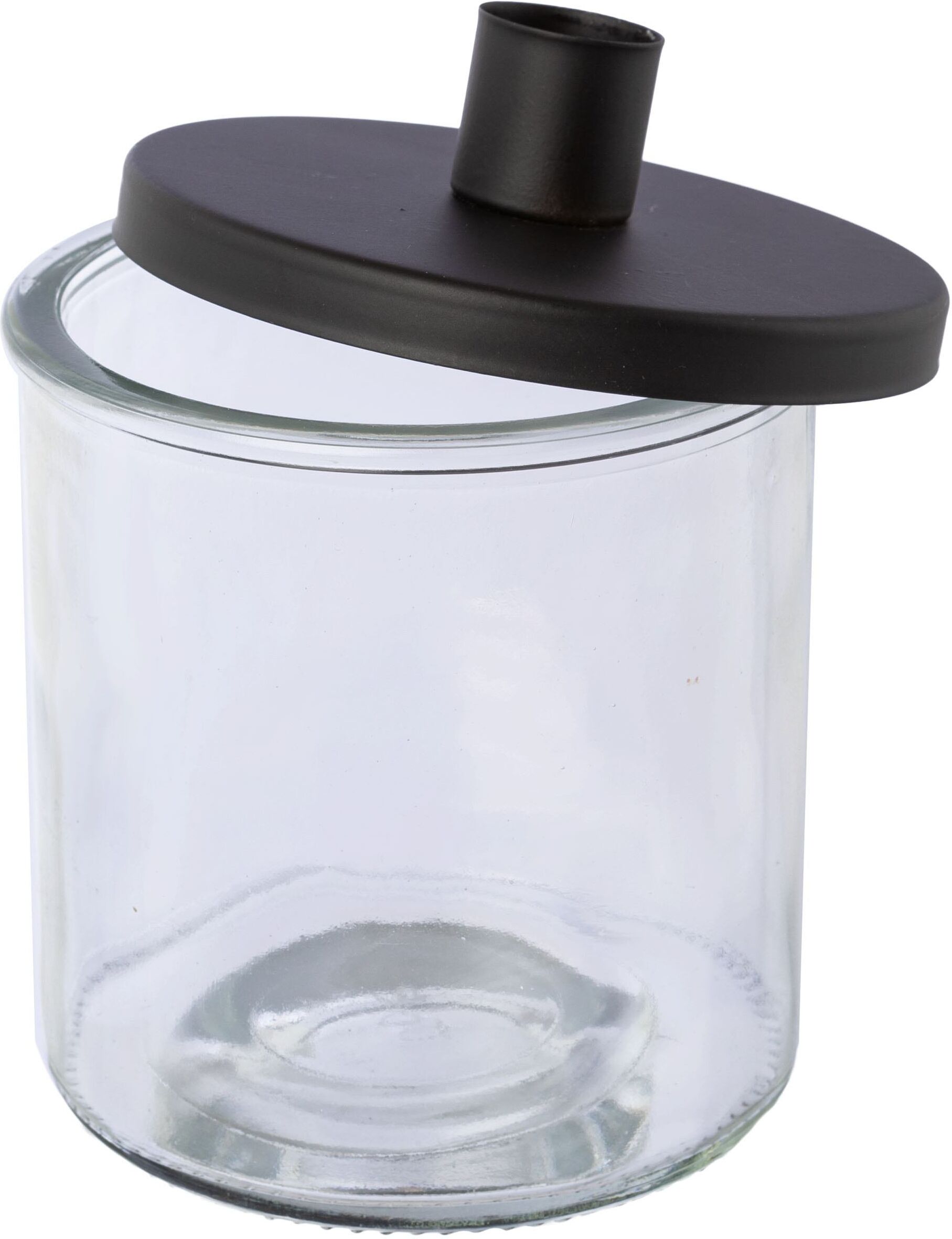 Kerzenhalter CREATIV HOME "Kerzenhalter", weiss (weiß), H:14,5cm Ø:12cm, Glas, Metall, Kerzenhalter, Kerzenhalter, mit mehreren Funktionen weiß B/H/T: 14,5cm