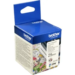 Brother PT Endlosetiketten CZ-1004  weiß  5m x 25mm  1 Rolle