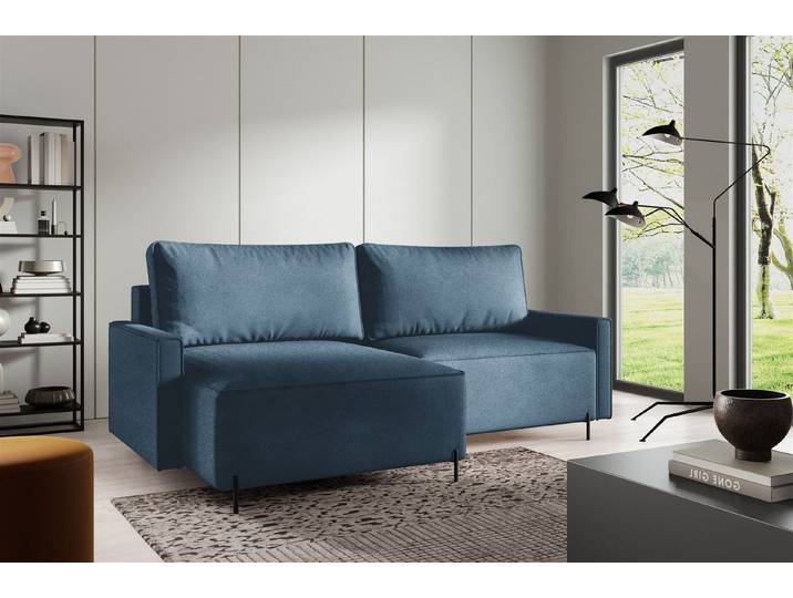 Fun Möbel Ecksofa Schlafsofa Sofa FUN CHINO in Stoff Now or Never, mit Bettkasten, Rundumbezug