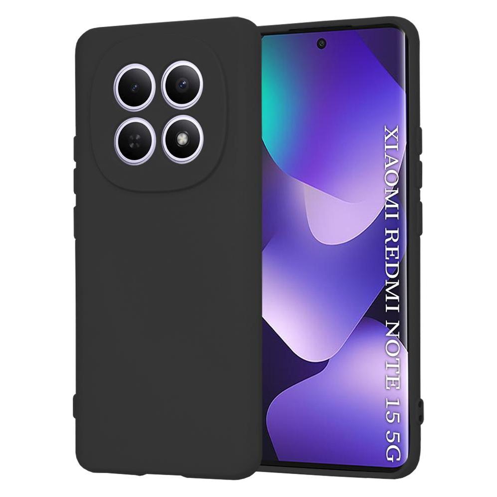 Techsuit - SoftFlex - Xiaomi Redmi Note 15 5G - Black (Xiaomi Redmi Note 15 5G, Xiaomi Redmi Note 15 Pro 4G) (65895401)