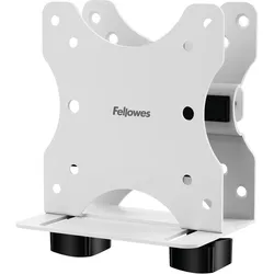 Fellowes PC-Halterung Thin Client Metall weiss, PC Zubehör, Weiss