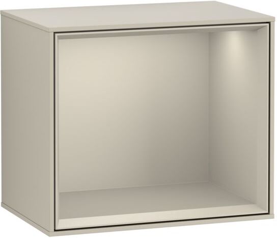 Villeroy und Boch Finion Regalmodul FD10HHHH 41,8x35,6x27cm, Regal Sand Matt, Sand Matt Lacquer