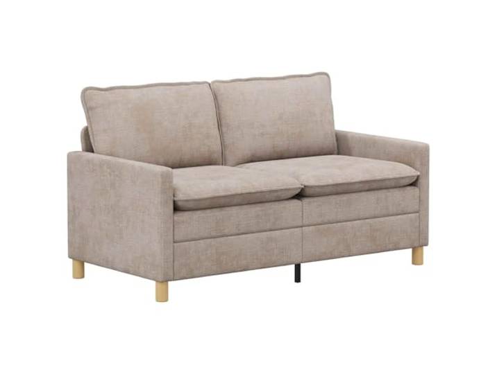 Makastle Sofa Couch Beige 156 x 81 x 87,5 cm Polyester