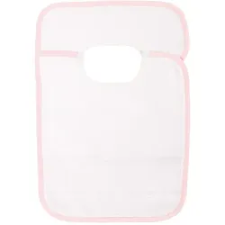buttinette Sticklätzchen mit Klettverschluss, rosa