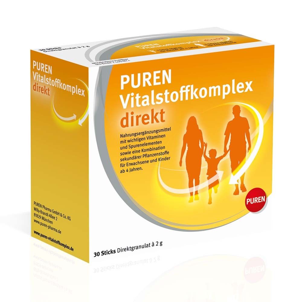 Puren Vitalstoffkomplex direkt Granulat 30 St
