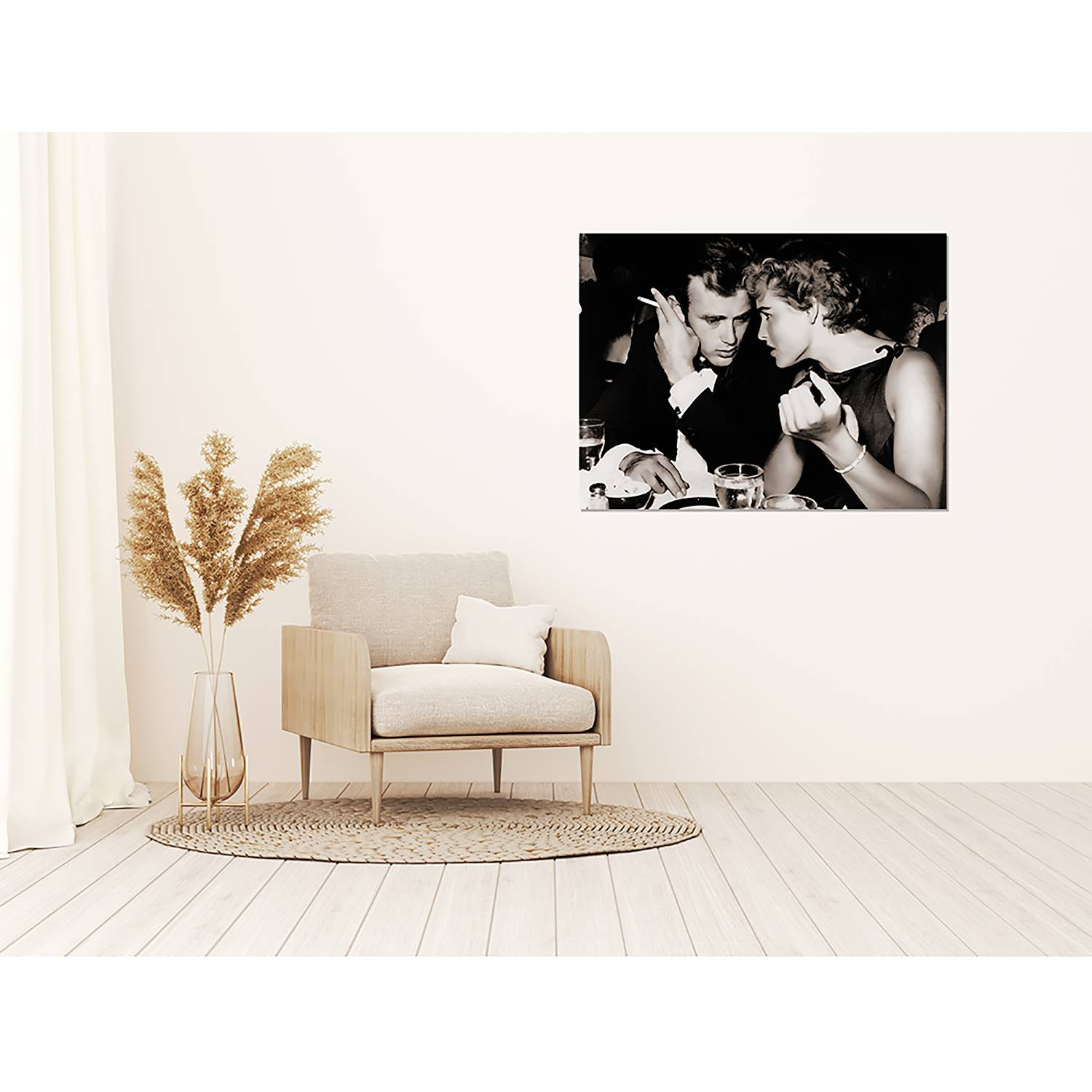 home24 Jimmy At the Club wanddecoratie, alu-dibond, multicolor, 60 x 50 cm
