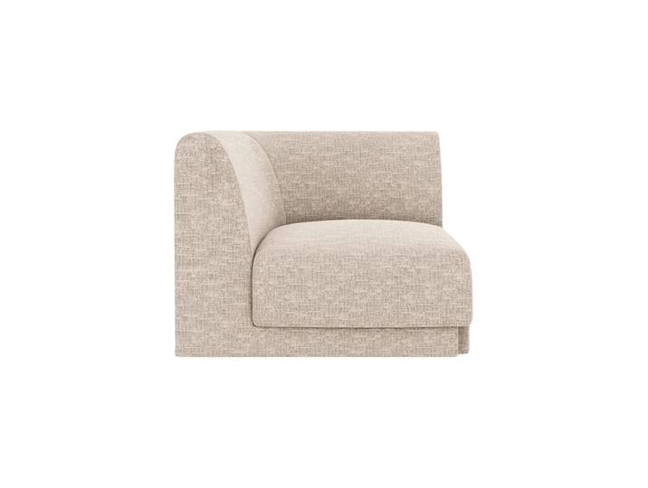 Modulares Eckelement „Miley“ Chenille Beige Chosen by Bloomingloft