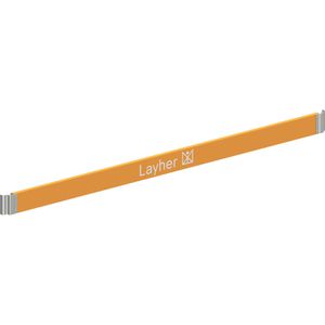 Layher Bordbrett 1439.285, Längsseite, 285 x 15cm, aus Holz, 2 Stück