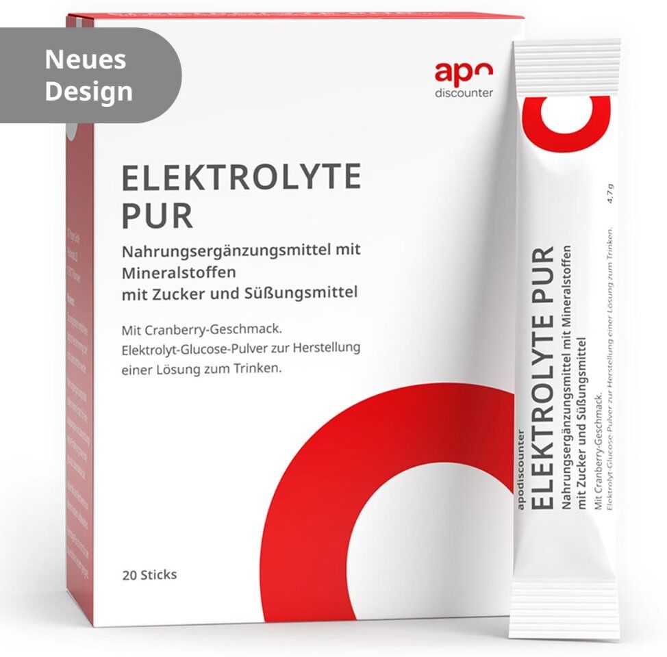 Elektrolyte Pur Sticks von apodiscounter
