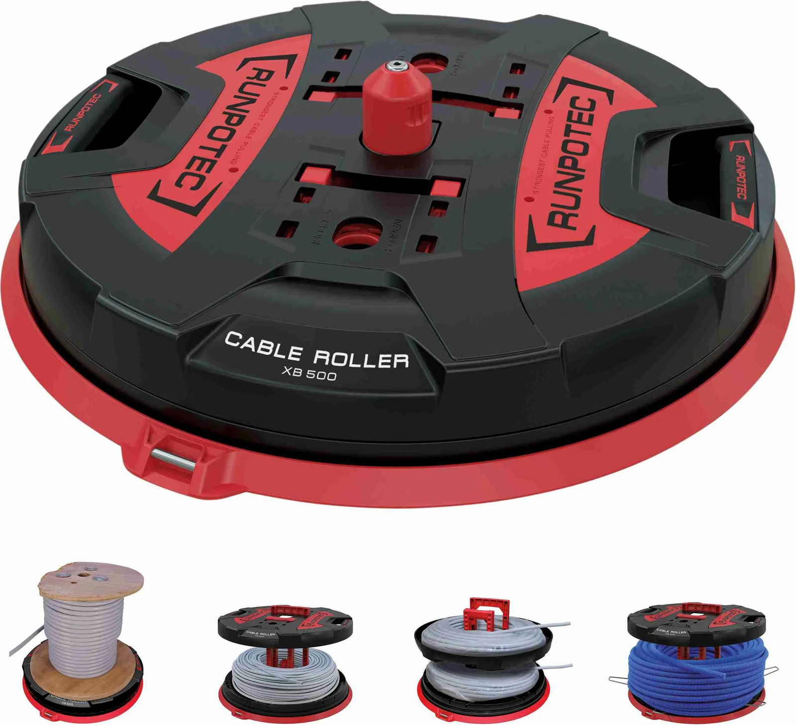 RUNPOTEC X BOARD XB 500 Professionele kabelhaspel