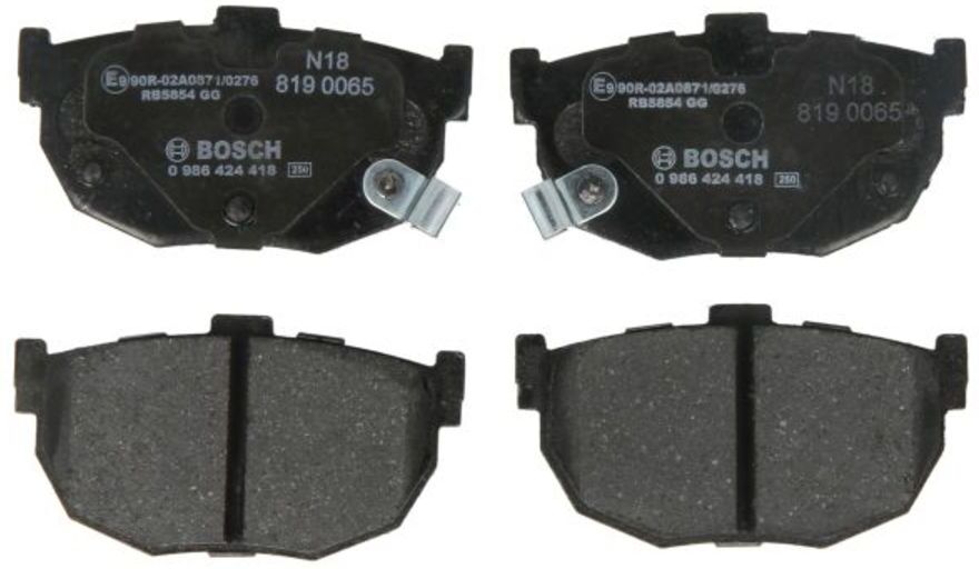 Bremsbelagsatz BOSCH 0 986 424 418, Hinten