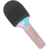 Mikrofon Bluetooth mit Licht rosa, Retail