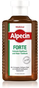 Alpecin Medicinal Forte tónico intensivo anticaspa e antiqueda de cabelo resistência 200 ml. Medicinal Forte