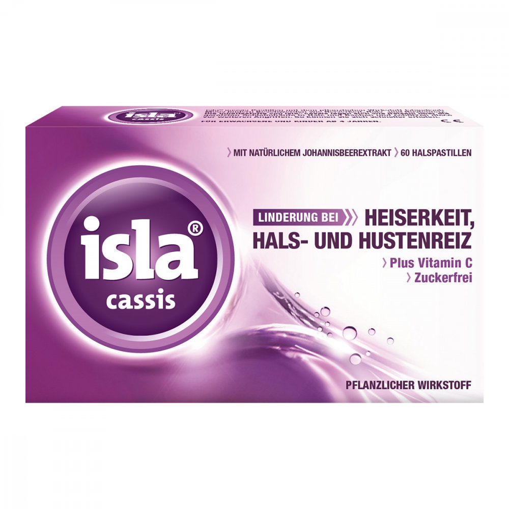 Engelhard Arzneimittel GmbH & Co.KG isla cassis Halspastillen bei Halskratzen und Reizhusten 03397699