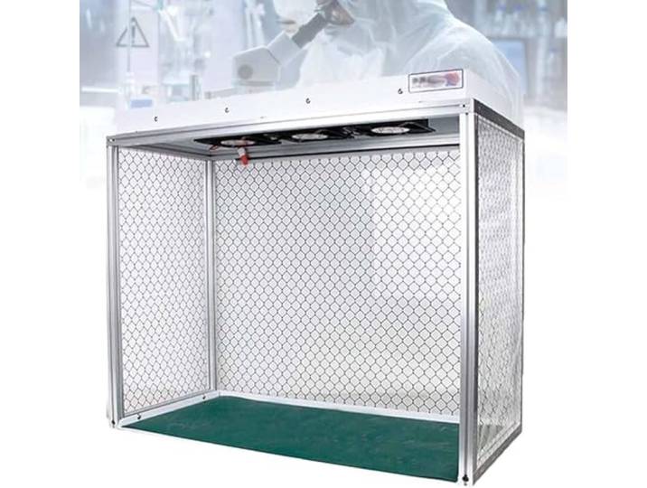 WHYYDSS Vertikale Laminar-Flow-Haube, Laminar-Flow-Schrank, Reinraumwerkbank mit HEPA-Filter, Laminar-Flow-Schrank für staubfreies Arbeiten