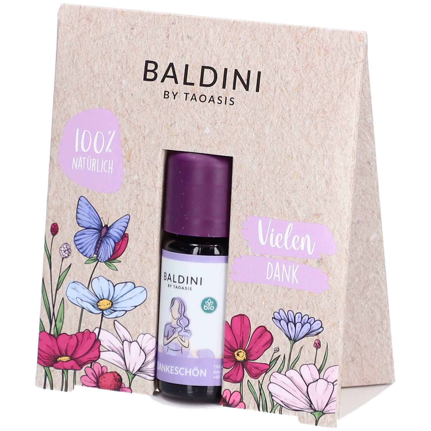 Baldini Dankeschön Mini-Duftset mit Holzanhänger 1 St Ätherisches Öl