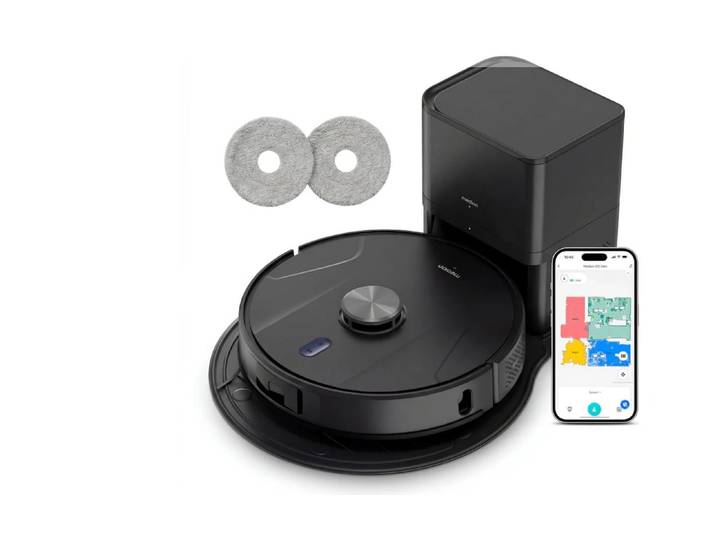 MEDION Saugroboter Saug- und Wischroboter MD 100022 , schwarz, Saugroboter, Saugroboter