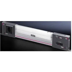 Rittal Systemleuchte LED 1200 100-240V 437mm mit Steckdose CH, Serverschrank Zubehör, Schwarz