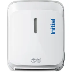 Papierrollenspender Signature ShortCut SENSOR, berührungslos, antibakterielles Gehäuse, Weiß und Silber, Rentokil INITIAL