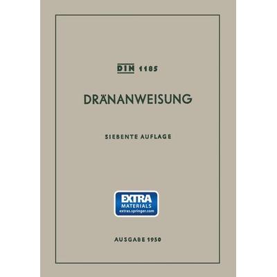 Dränanweisung, Taschenbuch von , Springer Berlin, 978-3-662-01477-6
