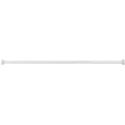 Wenko, Duschvorhangstange, Metall Teleskop-Duschvorhangstange Luz (110 - 185 cm)