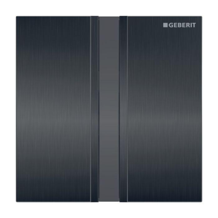 Geberit Infrarot-Urinal-Steuerung Typ 50 116026QD1 Netz, elektronische Spülung, gebürstet / schwarzchrom
