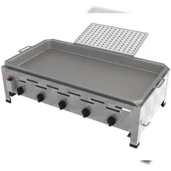 ChattenGlut Professional Gastrobräter 5-flammig Tischgerät 22,5kW und Reibekuchen Aufsatz