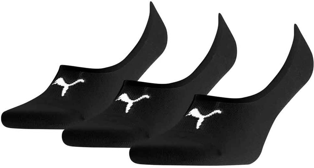 Puma footie 3pack calcetines deportivos Negro (3538)