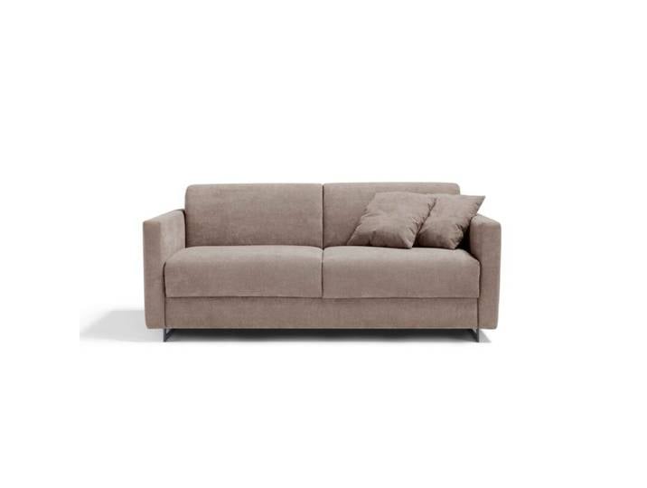 Dixx Divani Tokyo Schlafsofa mit abnehmbarem Bezug - bei 30°C waschbar - Gemini 130 hellbraun Komfortable Schlaffunktion, mit Matratze, ideal für Gäste, alle Bezüge abnehmbar, in zeitlosem Design Schlaffunktion Zeitlos
