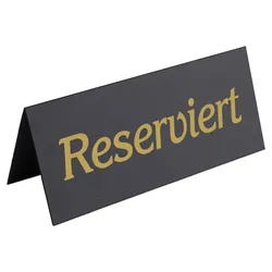 Contacto Aufsteller RESERVIERT, schwarz