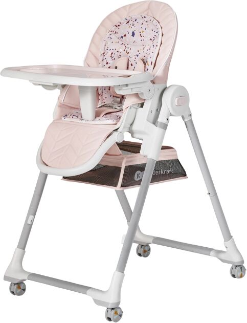 Kinderkraft Lastree Cadeira Alta 2em1 Rosa