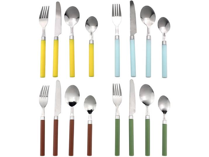 Besteck-Set COLORAMA 16-teilig grau