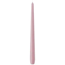 Wiedemann Kerzen Konische Kerzen (Spitzkerzen) Rosa 300 x 25 mm, 12 Stück