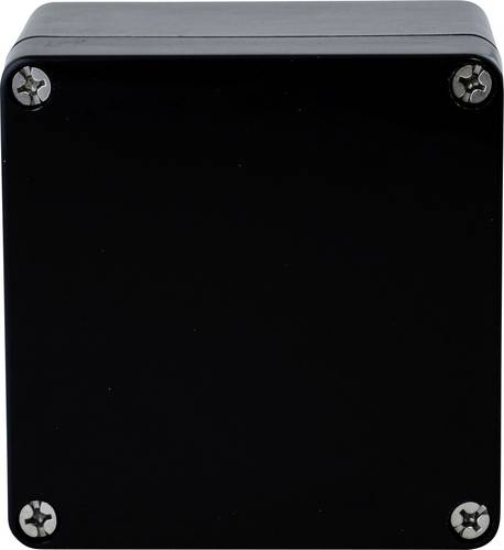 Boxexpert Elbe Polyester schwarz 16016090 Industrie-Gehäuse 160 x 160 x 90 Kunststoff (glasfaserverstärkt) Graphitschwarz 1St.