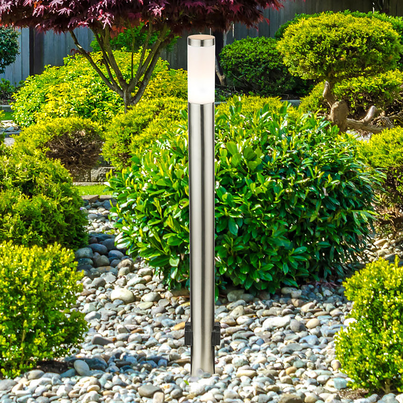 home24 Boston Padverlichting type A wit Ø 13 cm