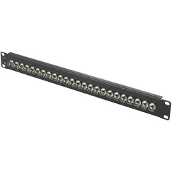 Renkforce 24 Port BNC-Patchpanel 1 HE, Server Zubehör, Schwarz